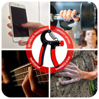 Hand Grip Strength Power Trainer Adjustable 5 in 1 Gripper Strengthener Set