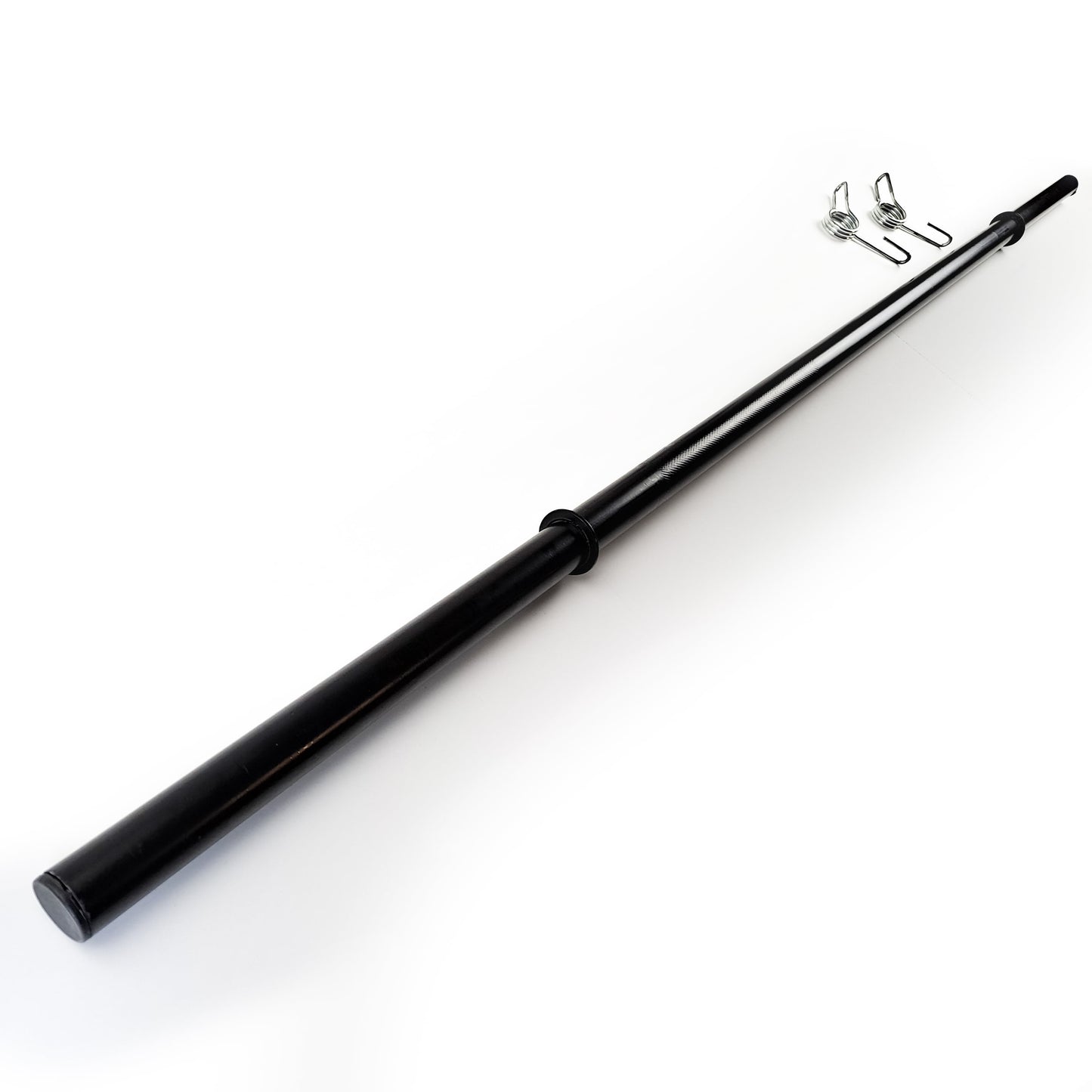 Barbell Standard 4.5 Foot Weight Lifting Bar with Collars – (Best for Use with Vinyl Weight Plates)