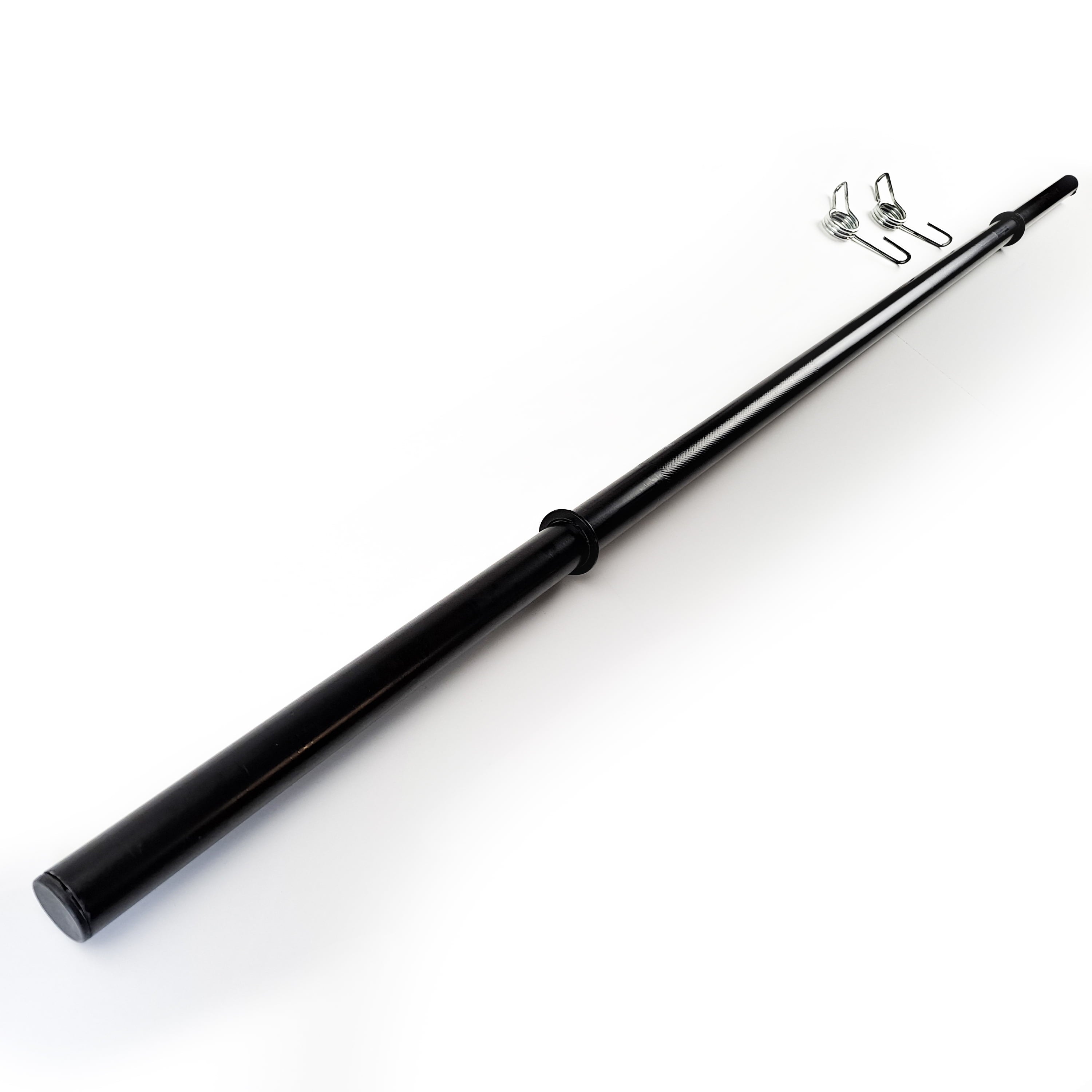 Barbell Standard 4.5 Foot Weight Lifting Bar with Collars – (Best for Use with Vinyl Weight Plates)